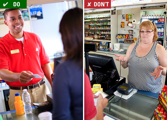 CSR handled the transaction correctly and efficiently.