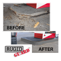Fuel Island and Curb Restoration