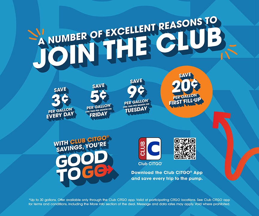 A number of excellent reasons to join Club CITGO