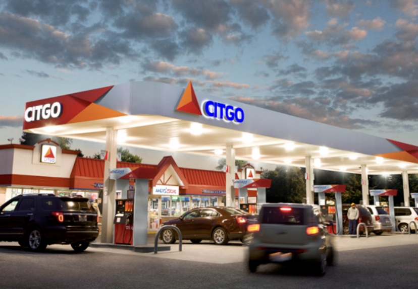 CITGO Canopy without eyebrow lighting