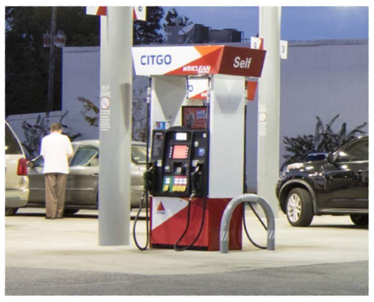 CITGO dispenser with Centennial image