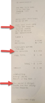receipt