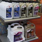 CITGO Lubricants displayed on shelf