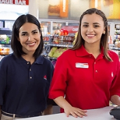 Ladies in CITGO uniforms and name tags